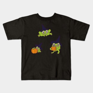 Frog Witches Kids T-Shirt